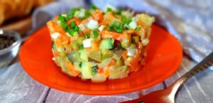 незвичайний рецепт приготування салату "Олів'є"