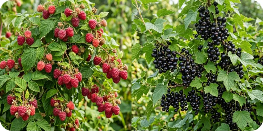 Серпневе підживлення смородини та малини