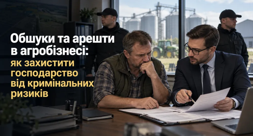 Захист агробізнесу від обшуків: поради експертів