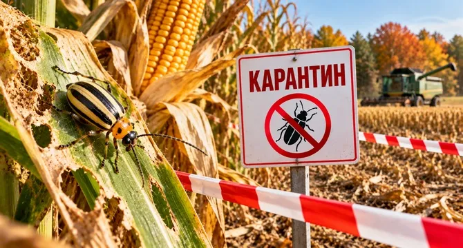 На Вінниччині ввели карантин через кукурудзяного жука