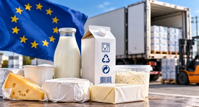 Нові вимоги ЄС до пакування української «молочки»