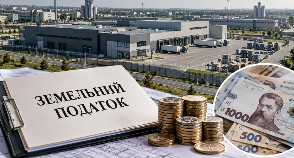Земельний податок: очікується зростання для промислових земель
